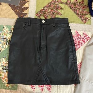 NWOT LEATHER SKIRT